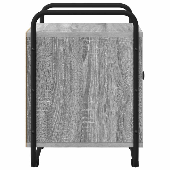 Dulap de noapte 2 buc. Sonoma gri 35 x 36,5 x 50 cm WALTI