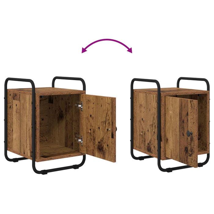 Dulap de noapte Lemn vechi 35 x 36,5 x 50 cm Lemn prelucrat WALTI