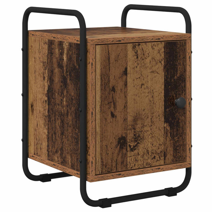 Dulap de noapte 2 buc. Lemn vechi 35 x 36,5 x 50 cm WALTI