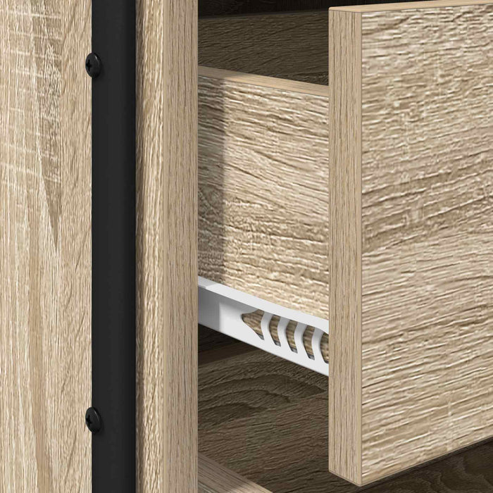 Dulap de noapte 2 buc. Stejar Sonoma 35 x 36,5 x 61 cm WALTI