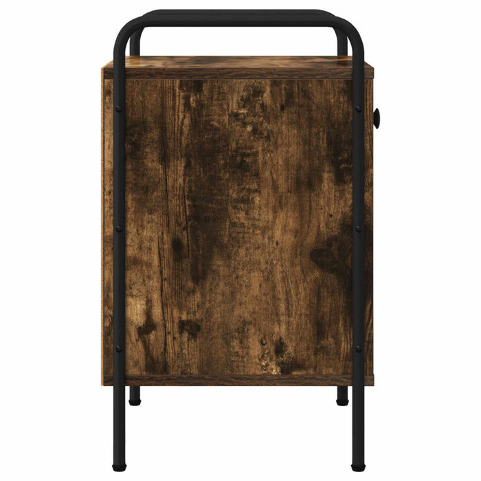 Dulap de noapte 2 buc. Stejar fumuriu 35 x 36,5 x 61 cm WALTI