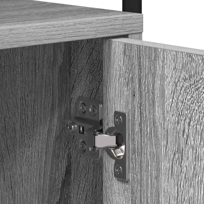 Dulap de noapte Sonoma gri 35 x 36,5 x 61 cm Lemn prelucrat WALTI