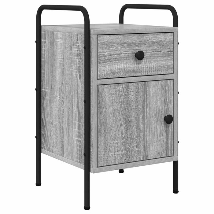 Dulap de noapte Sonoma gri 35 x 36,5 x 61 cm Lemn prelucrat WALTI