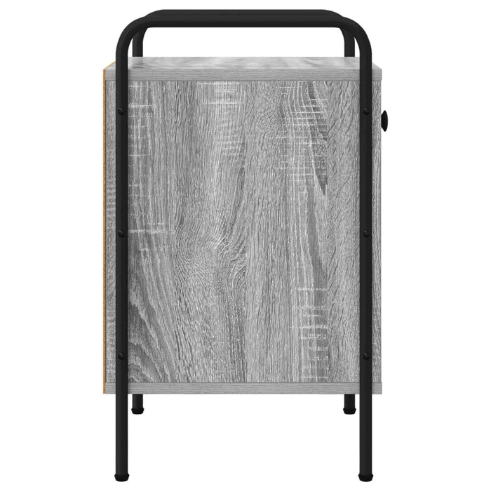 Dulap de noapte 2 buc. Sonoma gri 35 x 36,5 x 61 cm WALTI