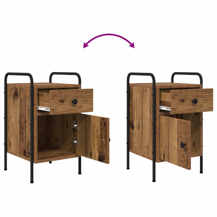 Dulap de noapte Lemn vechi 35 x 36,5 x 61 cm Lemn prelucrat WALTI