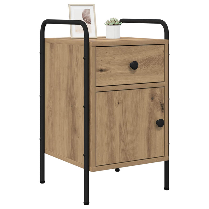 Dulap de noapte Stejar Artizanal 35 x 36,5 x 61 cm WALTI