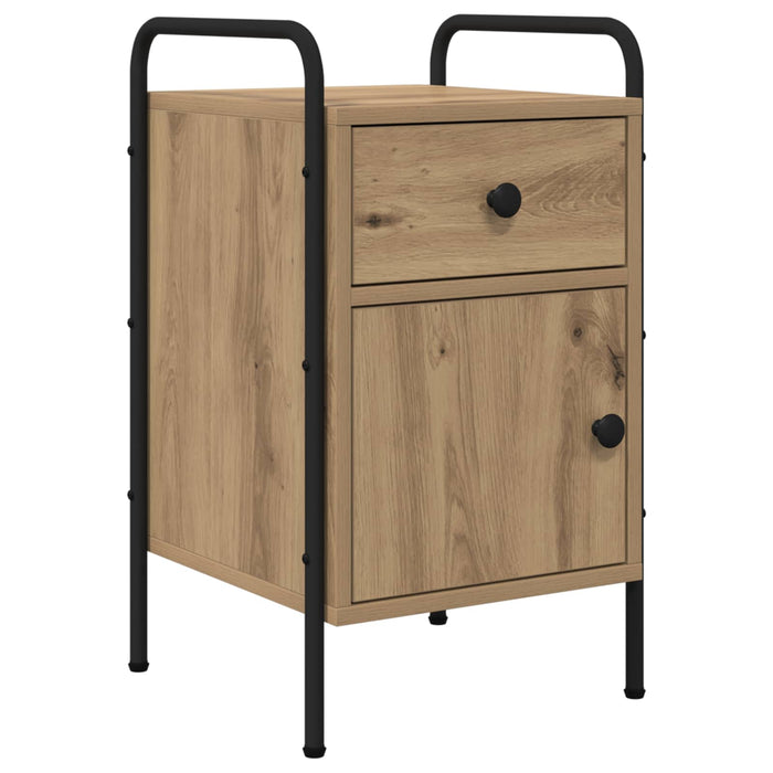 Dulap de noapte 2 buc. Stejar Artizanal 35 x 36,5 x 61 cm WALTI