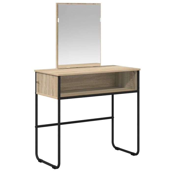 Masă de Machiaj Stejar Sonoma 81 x 40 x 131 cm Lemn prelucrat WALTI
