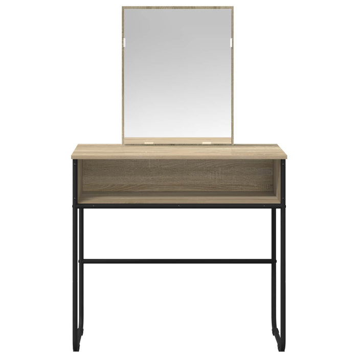 Masă de Machiaj Stejar Sonoma 81 x 40 x 131 cm Lemn prelucrat WALTI