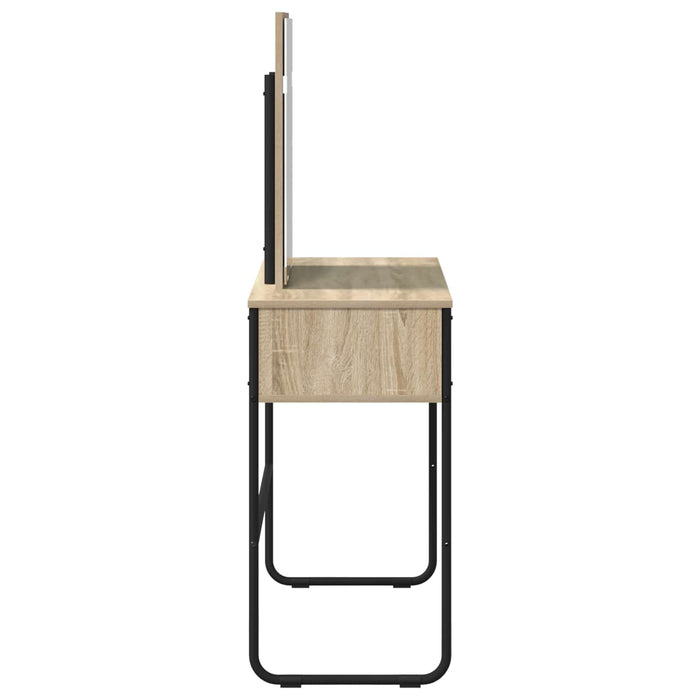 Masă de Machiaj Stejar Sonoma 81 x 40 x 131 cm Lemn prelucrat WALTI