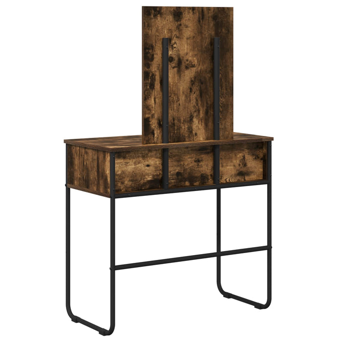 Masă de Machiaj Stejar fumuriu 81 x 40 x 131 cm Lemn prelucrat WALTI