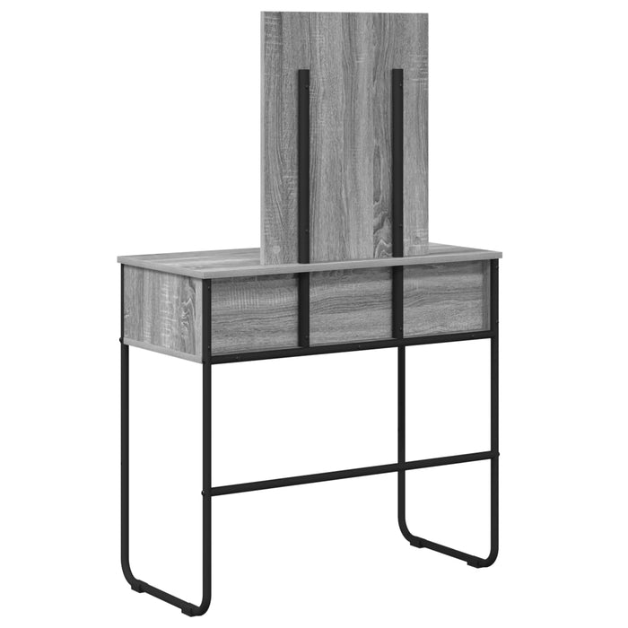 Masă de Machiaj Sonoma gri 81 x 40 x 131 cm Lemn prelucrat WALTI