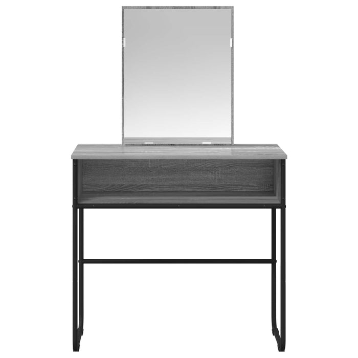 Masă de Machiaj Sonoma gri 81 x 40 x 131 cm Lemn prelucrat WALTI