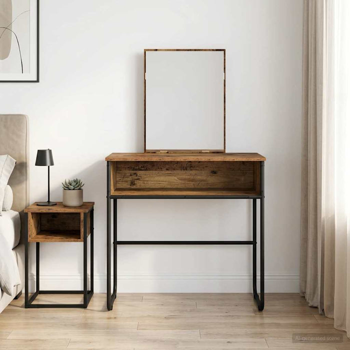 Masă de Machiaj Lemn vechi 81 x 40 x 131 cm Lemn prelucrat WALTI