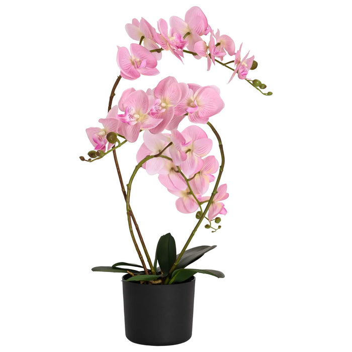 Plantă de orhidee artificială cu ghiveci Roz 45 x 15 x 65 cm - WALTI WALTI
