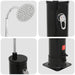 Duș solar cu cap de duș PVC, ABS, Aliaj de zinc Negru - WALTI WALTI