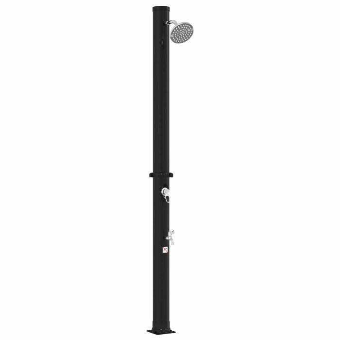Duș solar cu cap de duș și robinet PVC, ABS, Aliaj de zinc - WALTI WALTI