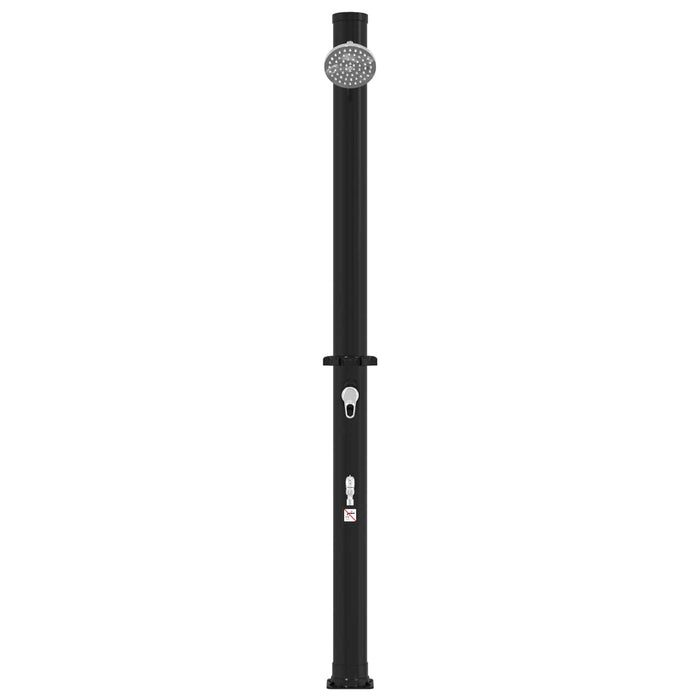 Duș solar cu cap de duș și robinet PVC, ABS, Aliaj de zinc - WALTI WALTI