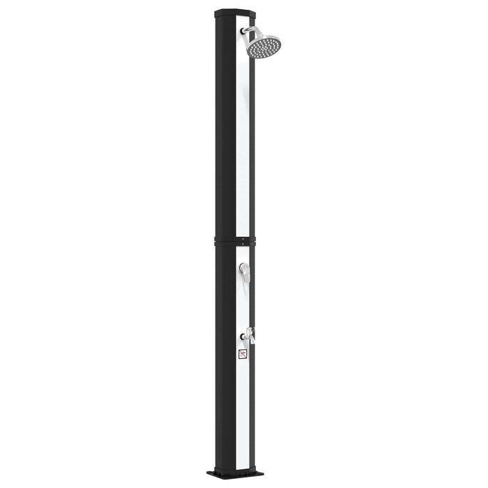 Duș solar cu cap de duș și robinet 40 l PVC, ABS, Aliaj de zinc - WALTI WALTI