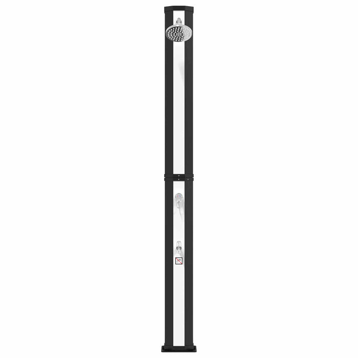 Duș solar cu cap de duș și robinet 40 l PVC, ABS, Aliaj de zinc - WALTI WALTI