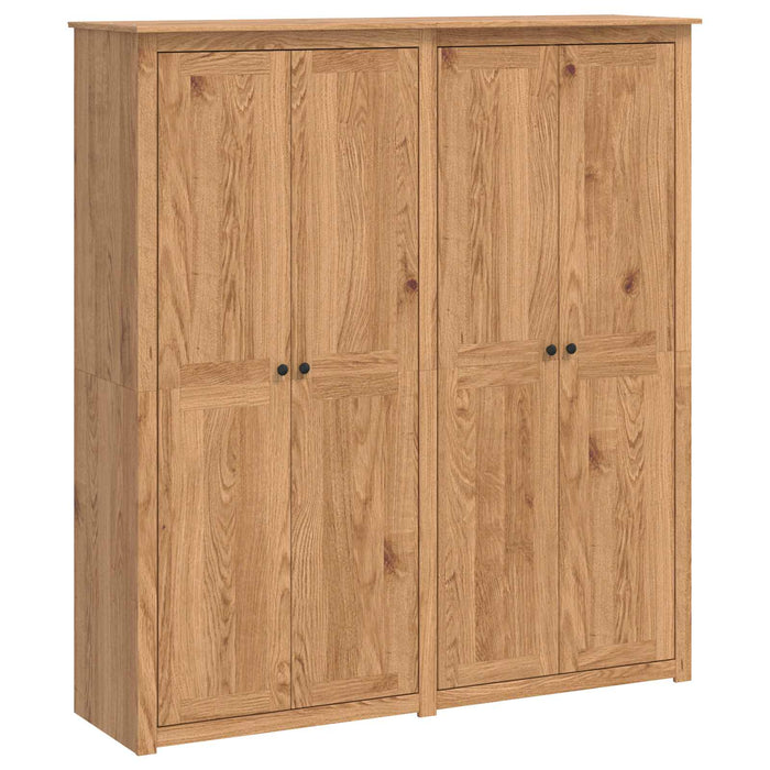 Dulap PANAMA Miere 169 x 50 x 185 cm Lemn masiv de pin WALTI