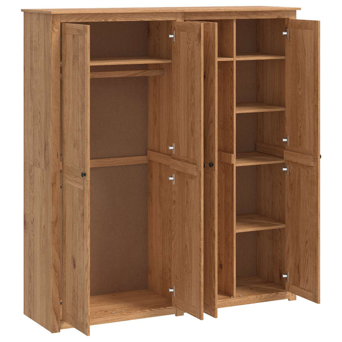 Dulap PANAMA Miere 169 x 50 x 185 cm Lemn masiv de pin WALTI