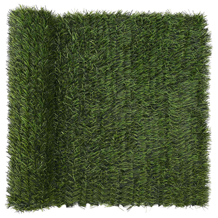 Gard Artificial Verde deschis 1 x 4 m PVC și Oțel - WALTI WALTI