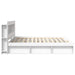 Cadru de pat cu depozitare Alb 180 x 200 cm Lemn prelucrat - WALTI WALTI