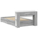 Cadru de pat cu depozitare cu sertar Sonoma gri 90 x 190 cm - WALTI WALTI