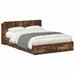 Cadru de pat cu depozitare Stejar fumuriu 135 x 190 cm - WALTI WALTI