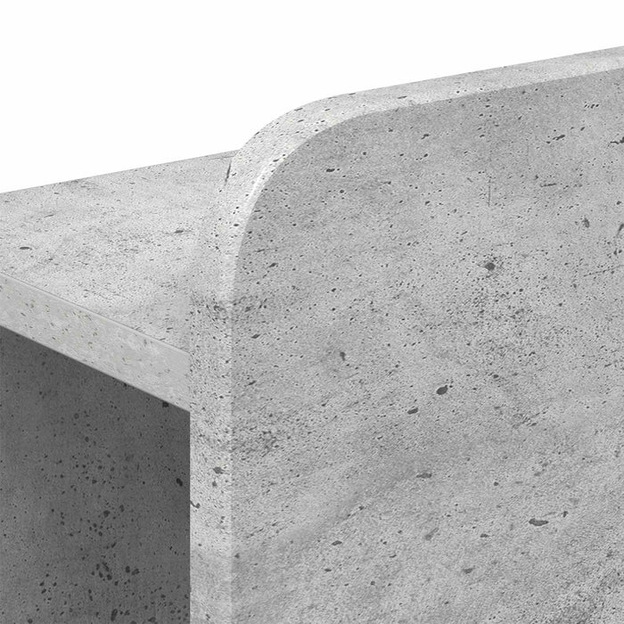 Cadru de pat cu depozitare cu sertar Gri Beton 150 x 200 cm - WALTI WALTI
