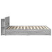 Cadru de pat cu depozitare cu sertar Sonoma gri 150 x 200 cm - WALTI WALTI