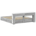Cadru de pat cu depozitare cu sertar Sonoma gri 180 x 200 cm - WALTI WALTI