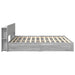 Cadru de pat cu depozitare cu sertar Sonoma gri 180 x 200 cm - WALTI WALTI