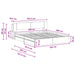 Cadru de pat cu depozitare cu sertar Sonoma gri 180 x 200 cm - WALTI WALTI