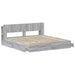 Cadru de pat cu depozitare cu sertar Sonoma gri 200 x 200 cm - WALTI WALTI
