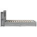 Cadru de pat cu depozitare cu sertar Sonoma gri 75 x 190 cm - WALTI WALTI