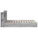 Cadru de pat cu depozitare cu sertar Sonoma gri 150 x 200 cm - WALTI WALTI