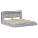 Cadru de pat cu depozitare cu sertar Sonoma gri 180 x 200 cm - WALTI WALTI