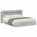 Cadru de pat cu depozitare cu sertar Gri Beton 200 x 200 cm - WALTI WALTI