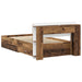 Cadru de pat cu depozitare cu headboard Lemn vechi 80 x 200 cm - WALTI WALTI