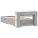 Cadru de pat cu depozitare cu headboard Sonoma gri 90 x 200 cm - WALTI WALTI