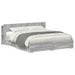 Cadru de pat cu depozitare cu headboard Sonoma gri 200 x 200 cm - WALTI WALTI