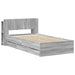 Cadru de pat cu depozitare cu headboard Sonoma gri 80 x 200 cm - WALTI WALTI