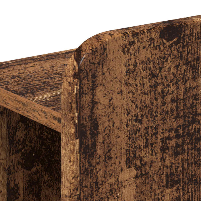 Cadru de pat cu depozitare cu headboard Lemn vechi 80 x 200 cm - WALTI WALTI