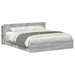 Cadru de pat cu depozitare cu headboard Sonoma gri 180 x 200 cm - WALTI WALTI