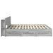 Cadru de pat cu depozitare cu headboard Sonoma gri 180 x 200 cm - WALTI WALTI