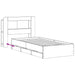 Cadru de pat cu depozitare Gri Beton 80 x 200 cm Lemn prelucrat - WALTI WALTI