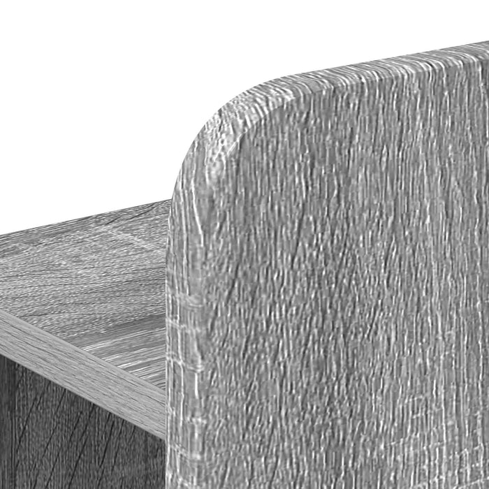 Cadru de pat cu depozitare cu headboard Sonoma gri 150 x 200 cm WALTI