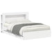 Cadru de pat cu depozitare Alb 150 x 200 cm Lemn prelucrat - WALTI WALTI